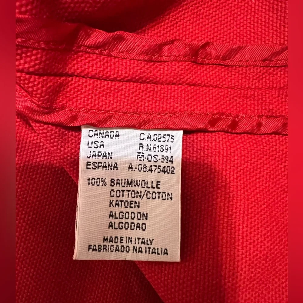 Vintage 80s Escada Red Jacket - Picture 5 of 7